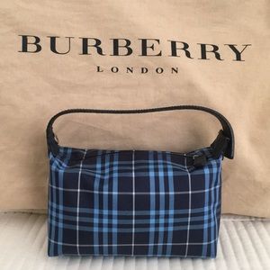 NWOT Burberry Mini Blue Plaid Purse !!!! Too Cute!